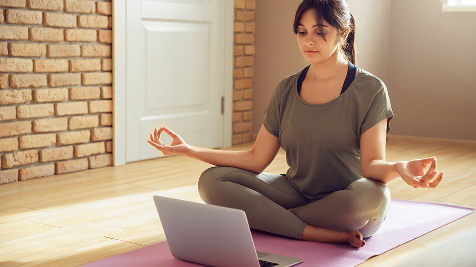 meditation video conferencing shutterstock columbia - مدیتیشن